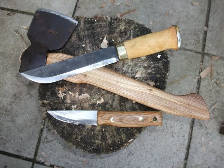 Hand Carved Axe Helve Bushcraft USA Forums